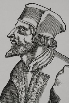 Jan Hus, (1369-1415), Czech theologian and philosopher, 1877. Creator: Unknown.