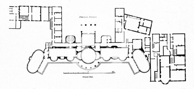 'Plan of the Pavilion showing alterations to Holland's original building completed in 1804', (1939). Artist: Unknown.