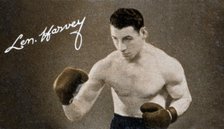 Len Harvey, light heavy weight boxing champion of Great Britain, 1935. Artist: Unknown