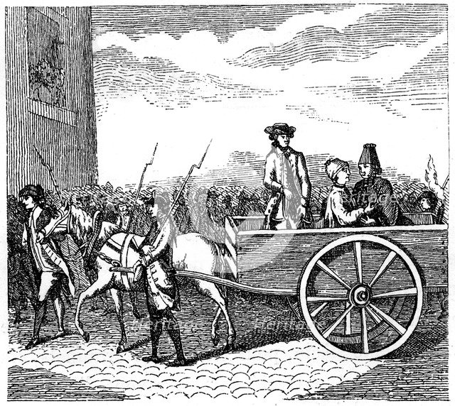 Escorted By The Military To Torture, (1885). Artist: Unknown