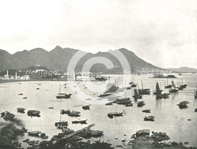 East Point showing Victoria Hills, Hong Kong, 1895.  Creator: W & S Ltd.