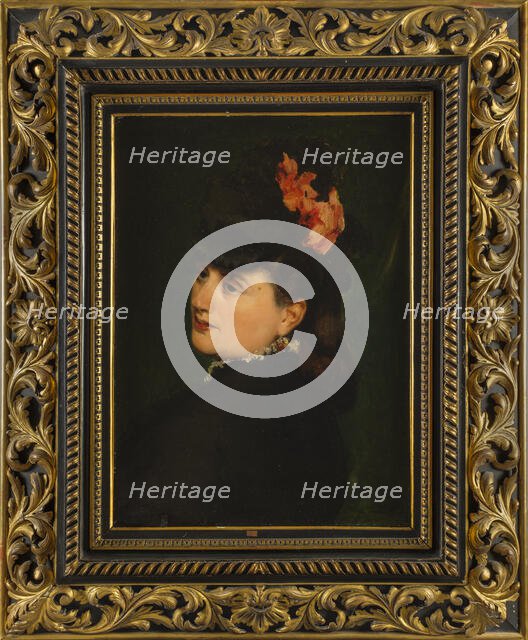 Portrait de Madame Ernest Feydeau, between 1870 and 1873. Creator: Charles Emile Auguste Carolus-Duran.