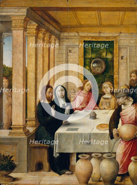 The Marriage Feast at Cana, ca. 1500-1504. Creator: Juan de Flandes, the Elder.