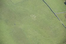 Hill figure of a bicycle on the route of the Tour de Yorkshire, Worton, North Yorkshire, 2014. Creator: Historic England Staff Photographer.