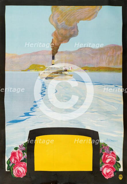 Lago di Como, c1908. Creator: Metlicovitz, Leopoldo (1868-1944).