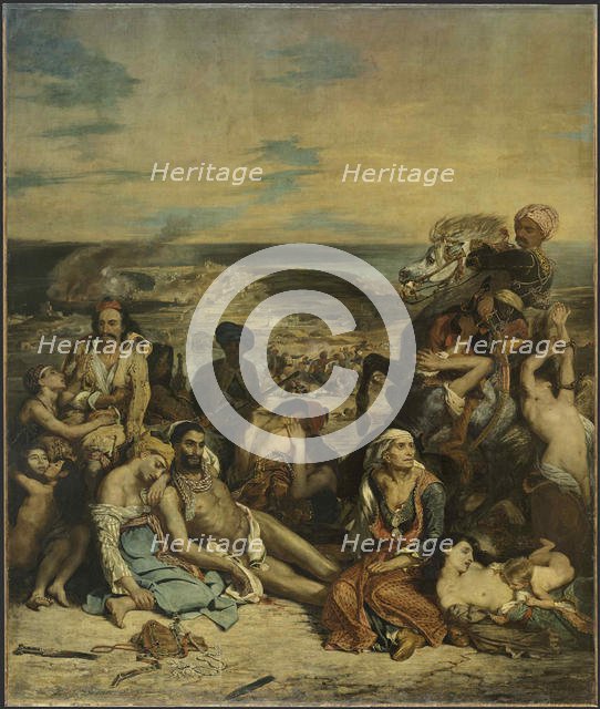 The Massacre at Chios, 1824. Creator: Delacroix, Eugène (1798-1863).
