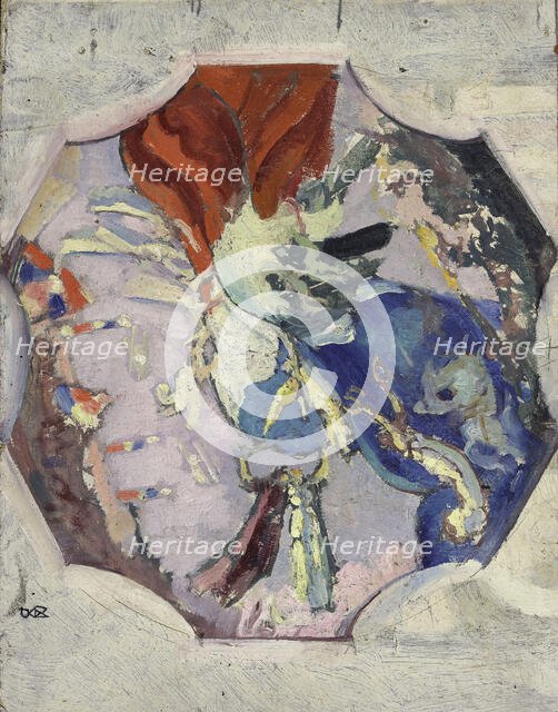 La Victoire, esquisse pour la coupole Dutuit, Petit Palais, 1er projet, between 1918 and 1919. Creator: Maurice Denis.