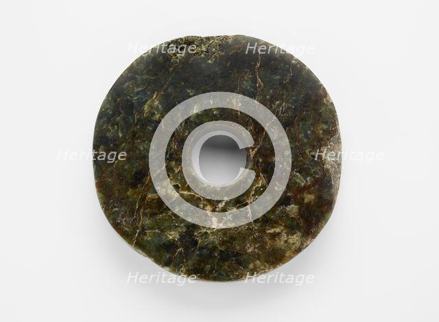 Disk (bi ?), Late Neolithic period, ca. 3300-2250 BCE. Creator: Unknown.