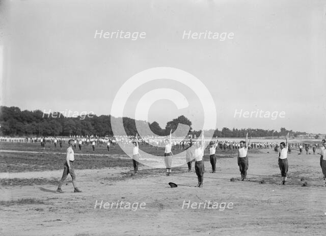 Fort Myer Officers Training Camp, 1917. Creator: Harris & Ewing.