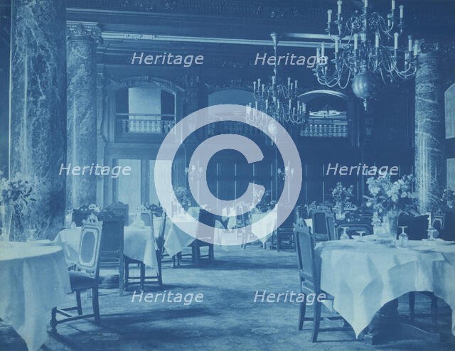 Willard Hotel - dining room, between1901 and 1910. Creator: Frances Benjamin Johnston.