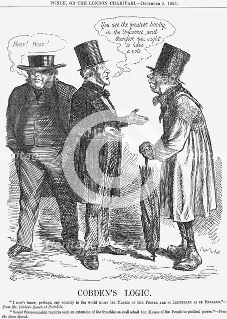 'Cobden's Logic', 1863. Artist: John Tenniel