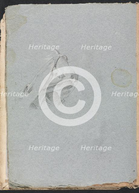 Verona Sketchbook: Drapery study (page 10), 1760. Creator: Francesco Lorenzi (Italian, 1723-1787).