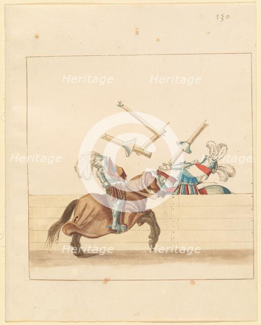 Freydal, The Book of Jousts and Tournament of Emperor Maximilian I: Combats..., Plate 118, c1515. Creator: Unknown.