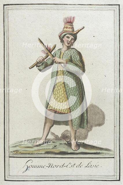 Costumes de Différents Pays, 'Homme-Nord-Est de l'Asie', c1797. Creator: Jacques Grasset de Saint-Sauveur.