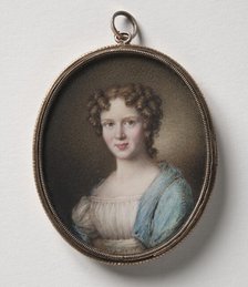 Johanne Marie Stolpe, m. Ehrenreich, Clergyman´s wife, 1833. Creator: Frederik Christian Camradt.