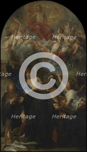 Saint Augustine in Ecstasy, 1628. Creator: Anthony van Dyck.