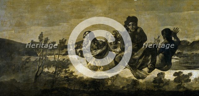 Atropos (The Fates). Artist: Goya, Francisco, de (1746-1828)