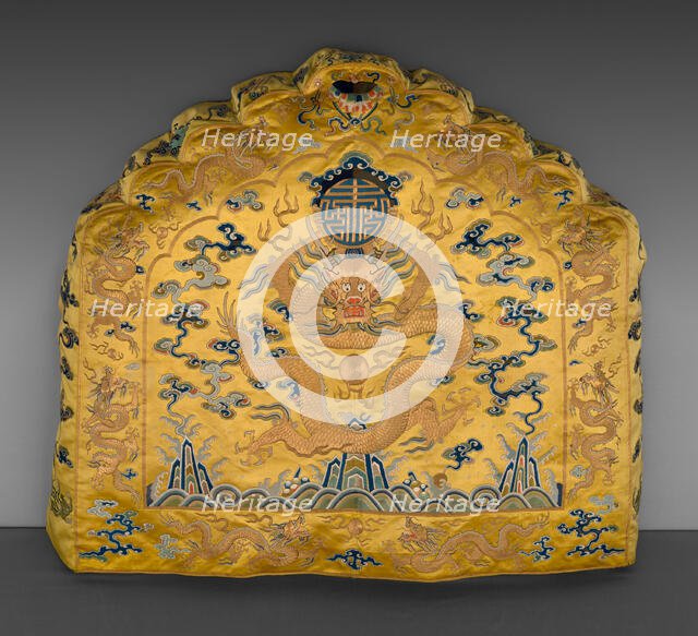 Cushion Cover, China, Qing dynasty (1644-1911), 1775/1800. Creator: Unknown.