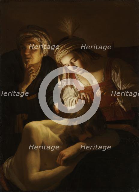 Samson and Delilah, c. 1616. Creator: Gerrit van Honthorst (Dutch, 1590-1656).