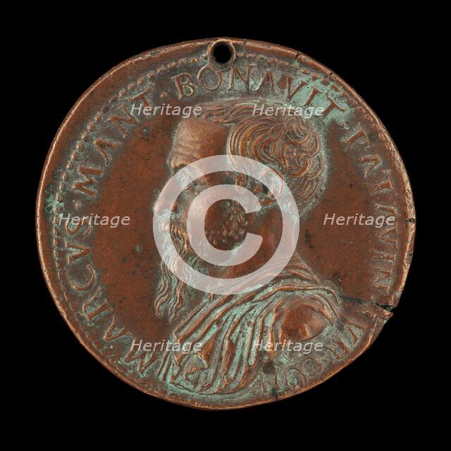 Marco Mantova Benavides, 1489-1582, Lawyer and Collector [obverse], c. 1520/1530. Creator: Giovanni da Cavino.