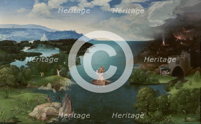 Charon Crossing the Styx. Artist: Patinir, Joachim (ca. 1480-1524)