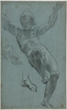 Study of a Youth for the Loggia of Cupid and Psyche, 1611/13. Creator: Ludovico Cardi.