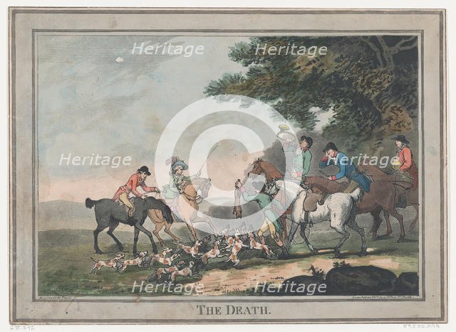 The Death, February 1, 1789., February 1, 1789. Creator: Thomas Rowlandson.