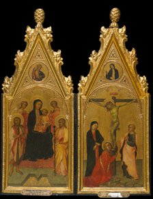 Diptych, 1400-1410. Creator: Workshop of Paolo di Giovanni Fei.