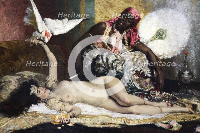 'Odalisque', 1880s. Artist: Ferdinand Roybet