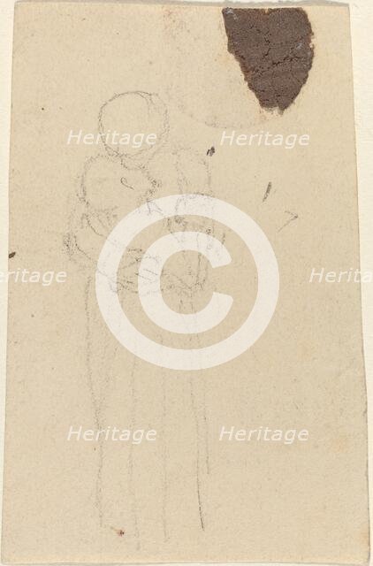 Two Figures Embracing, late 18th or early 19th century. Creator: John Flaxman.