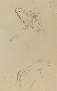 Two Cow's Heads [verso], 1884-1888. Creator: Paul Gauguin.