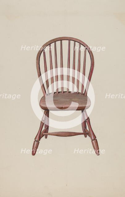 Windsor Chair, 1936. Creator: Dana Bartlett.