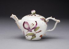 Teapot, Meissen, 1745/50. Creator: Meissen Porcelain.