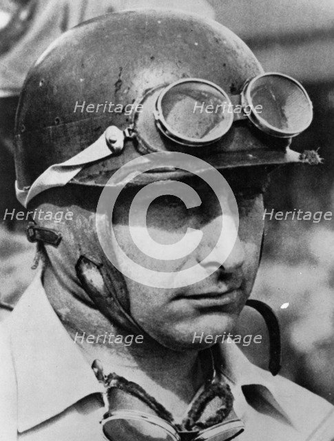 Juan Manuel Fangio, (1950s?). Artist: Unknown