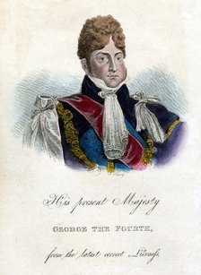 George IV (1762-1830), King of Great Britain and Ireland from 1820. Artist: Unknown