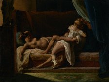 Three Lovers, about 1817-1820. Creator: Theodore Gericault.