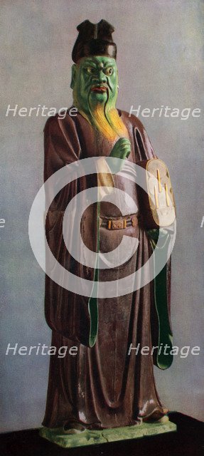 Statuette of a Judge of hell, Chinese, middle Ming dynasty, c15th-16th century (1925). Artist: Unknown