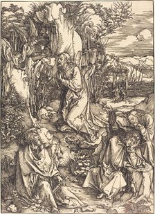 Christ on the Mount of Olives, c. 1497/1499. Creator: Albrecht Durer.