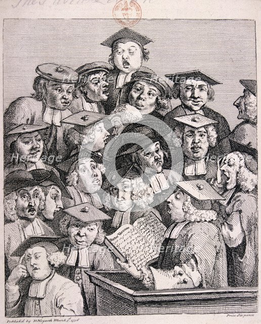 'Scholars at a lecture', 1736. Artist: William Hogarth