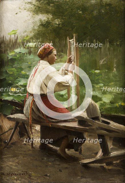 Spinner, c1900. Creator: Apolonusz Kedzierski.