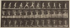 Plate 170 from Animal Locomotion, 1887. Creator: Eadweard J Muybridge.