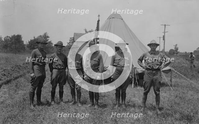 Lt. W.F. Gauss, Capt. W.P. Wattles, Maj. J.W. Hubbel, Lt. T.H. Griesh..., between c1915 and c1920. Creator: Bain News Service.
