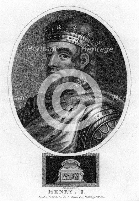 Henry I, King of England, (1803).Artist: J Chapman