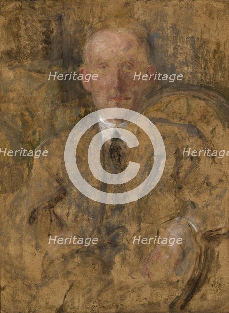 Portrait of Emeryk Hutten-Czapski, 1930. Creator: Olga Boznanska.