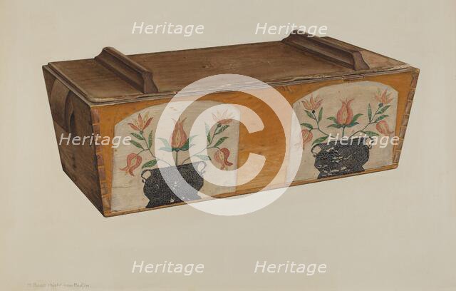 Dough Trough, c. 1940. Creator: M. Rosenshield-von-Paulin.