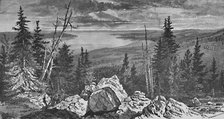 'Yellowstone Lake', 1883. Artist: Charles E.H Bonwill.