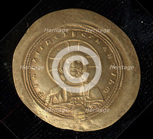 Histamenon of Constantine IX Monomachos (1042-55), Byzantine, 1042-55. Creator: Unknown.