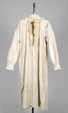 Nightshirt, British, 1815. Creator: Unknown.