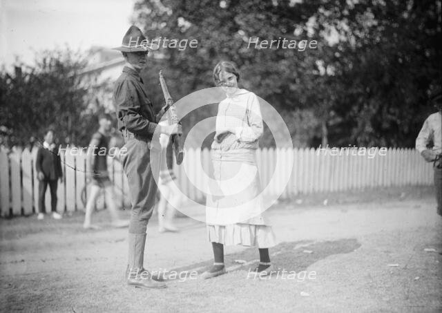 National Guard of D.C. in Camp, 1915. Creator: Harris & Ewing.