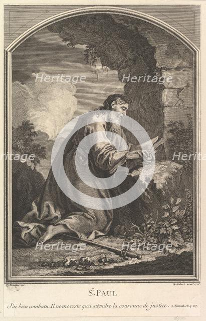 Saint Paul, 1726. Creator: Michel Aubert.